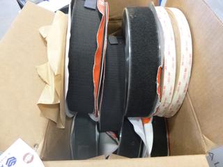 Box of Velcro and 3M Two Sided Tape (E2)