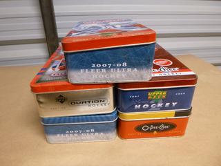 (5) Tins 06-08 Upper Deck Hockey Cards 