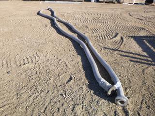 (2) Approx. 25 Ft. of 3 In. Metal Hose with Braided Coating