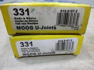 (2) Unused Moog 331 U-Joints (C-2)