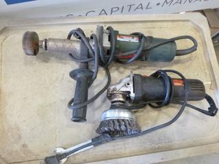 Walter Pencil Grinder and 4 1/2 In. Grinder (D-1)