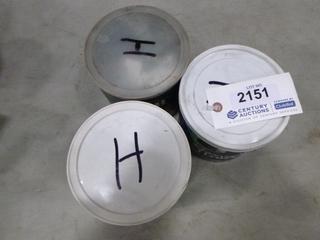 (3) Tins of Small Hasps, 50 Per Box (L21)