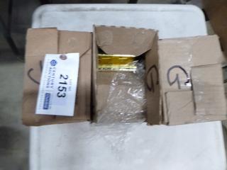 (3) Boxes of Brass Hinges, 50 Per Box (M22)