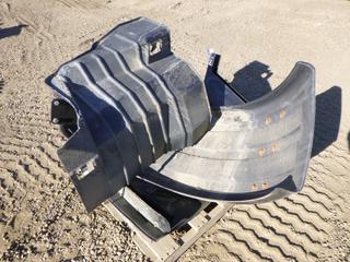 (2) Inner and Outer Fenders For Grader/Loader, 51 In. x 25 In.