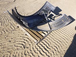 (2) Inner and Outer Fenders For Grader/Loader, 65 In. x 19 In.