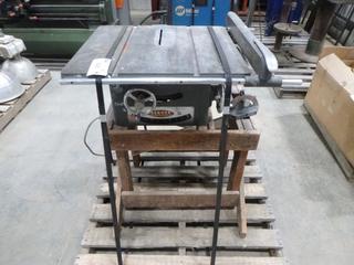 Beaver Power Tools WM27B Table Saw *Note: Damage To Table*