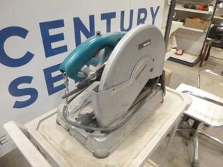Makita 14 In. Chop Saw, Model 2414DB, 15A, 3800 RPM (L-1-1)