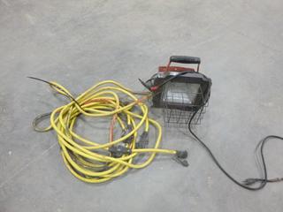 Flood Light and Lighted Extension Cord (L-1-1)