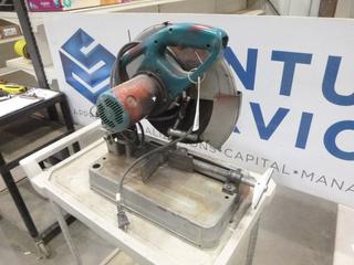 Makita 14 In. Chop Saw, Model 2414DB, 15A, 3800 RPM (L-1-1)