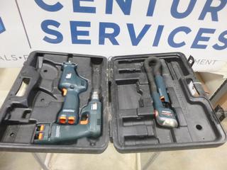 Black & Decker 3 Pc Kit Includes 7.2V Drill, Jigsaw and Work Light *Note: No Batteries* (G-1)