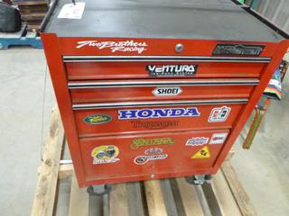 Mastercraft 3 Drawer Tool Box w/ Contents, 27 In. x 18 In. x 29.5 In.