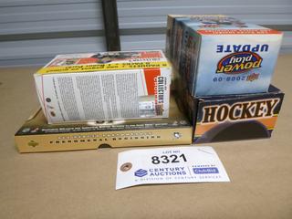(4) Boxes of Pro-Set / Upper Deck Hockey Cards