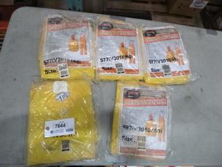 (5) Rain Gear Coat and Pants, Sizes Large and Medium (O-3-2)