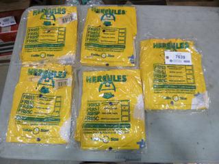 (5) Rain Gear Coat and Pants, Sizes Large and Medium (O-3-2)
