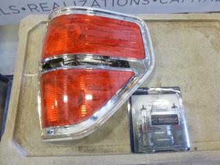 Ford Truck Taillight and (2) Sylvania Silverstar Lights (C2)