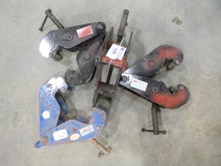 (3) Dayton Beam Clamp, Part 3KR13A, Size 3 Ton, C/w 1 3 Ton Beam Clamp