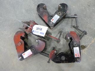 (4) Dayton 2 Ton Beam Clamp, Model 3KR12A