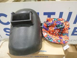 Qty of Unused Kromer Welders Hats, All 7 3/8 In. w/ Tolsen Welding Helmet (D1)