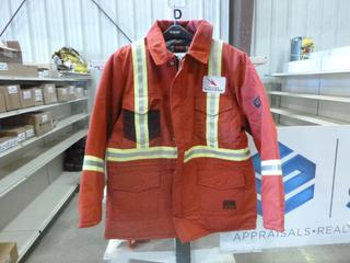 Unused FR High Visibility Winter Parka, Size Large