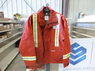 Unused FR High Visibility Bomber Style Jacket, Size Medium