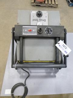 Seal Products Drug Seal - Seal Heat Press, Model DS100, S/N A63941, 120V, 1500W, 12.5 A