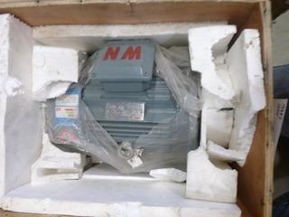 2002 WNM AC Induction Motor, Type 3-MOT-Y2-1001-4 c/w 380/480V, 50/60 Hz, 5.1/4 Amp, 3 HP