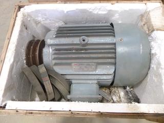2001 WNM AC Induction Motor, Type 3-MOT-Y2-132S-4 c/w 380/478V, 50/60 Hz, 1.7/9.4 Amp, 7 HP