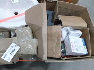 (3) Boxes of Fire Alarm Parts (K21)