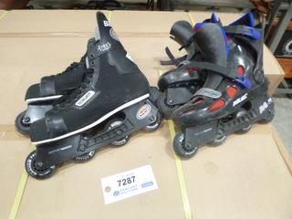 (2) Bauer Roller Blades, Size 11 (T31)