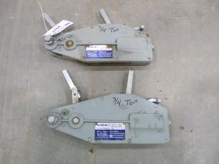(2) Procraft 3/4 Ton Turfer Hoists