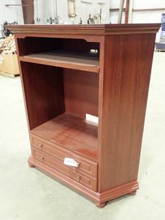 Entertainment Stand w/ 2 Drawers and Shelf, 24 In. x 54 In. x 58 In. (M-5-3)
