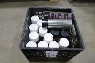 Crate of Marsh Stencil Ink, C/w Crown Marking Ink