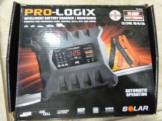 Pro-Logix Intelligent Battery Charger / Maintainer, 12/24V, 120/6/2A, 10 Amp Fast Charge (B-1)