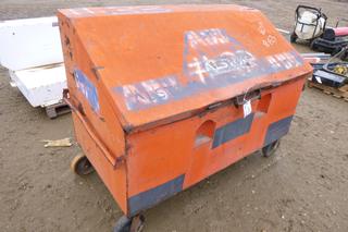 Alstom Rolling Storage box w/ 10 In. Castors, 32 In. x 60 In. x  36 In.