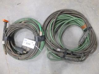 (2) Weld Craft Flex Head Tig Torches, C/w Arlon Hose (C-1)