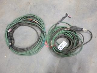(2) Weld Craft Flex Head Tig Torches, C/w Arlon Hose (C-1)