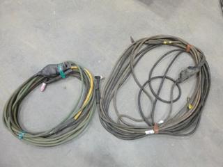 (2) Weld Craft Flex Head Tig Torches, C/w Arlon Hose (P-3-2)