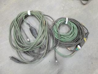 (2) Weld Craft Flex Head Tig Torches, C/w Arlon Hose (B-2)