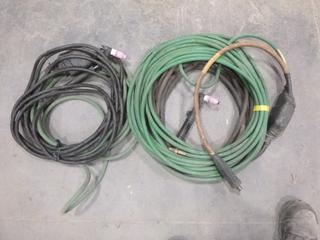 (2) Weld Craft Flex Head Tig Torches, C/w Arlon Hose (B-1)