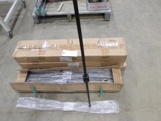 (4) Boxes of Hand Rail Poles, 10 Poles Per Box (Y-3-2)