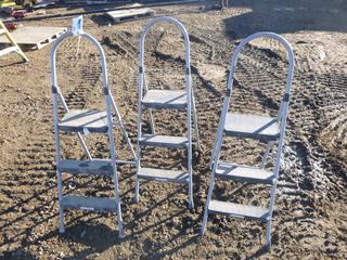 (3) 3Ft. Foldable Step Ladder