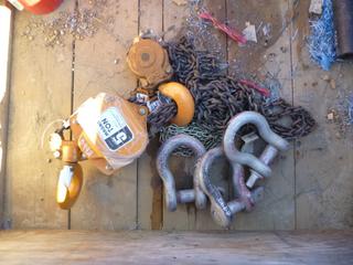 Magna 5 Ton Chain Hoist w/ (3) 1 1/2 In. Clevises