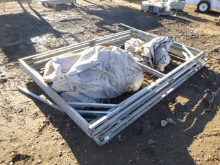 Welding Shack Frame and Tarp, 10 Ft. x 10 Ft.