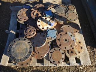 Qty of Hydro Test and Blind Flanges, Various Pressure Ratings and Sizes, Including Gauge A105 