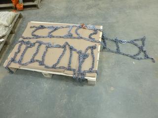 Leclede Truck Tire Chains, (1) Pair, VC332, Fits Many Sizes (W-1-1)