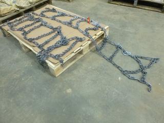 Leclede Truck Tire Chains, (1) Pair, VC332, Fits Many Sizes (W-1-1)