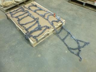 Leclede Truck Tire Chains, (1) Pair, VC332, Fits Many Sizes (W-1-1)
