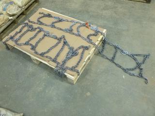 Leclede Truck Tire Chains, (1) Pair, VC332, Fits Many Sizes (W-1-1)