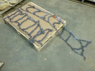 Leclede Truck Tire Chains, (1) Pair, VC332, Fits Many Sizes (W-1-1)