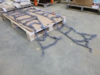 Leclede Truck Tire Chains, (1) Pair, VC332, Fits Many Sizes (W-1-1)